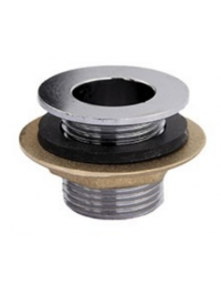 Piletta cromata da 3/4" completa di dado e guarnizione, per tubo troppo pieno DN55236 e DN55237