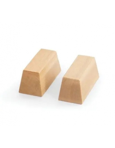 Ceppo tipo 'Baumann' in legno verniciato dim.cm.14x6,5x6,5