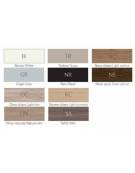 ARMADIO CONTENITORE ALTO IN LEGNO 2 ANTE - 4+4 RIPIANI - CM 90X45X194,7H - COLORI VARI - CONFORME AI CAM