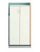 ARMADIO CONTENITORE ALTO IN LEGNO 2 ANTE - N° 4+1 RIPIANI - CM 90X45X194,7H - COLORI VARI - CONFORME AI CAM