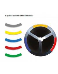 Kit etichette adesive colorate per Gettacarte per la raccolta differenziata