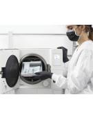 Autoclave vapore istantaneo a 5 vassoi - 24 Litri - Cicli e test programmabili - display soft touch 2,4"