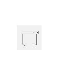 DIVISORE BICORSIA per cassetto H 48 (max 12 per corsia)