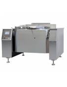 BRASIERA RIBALTABILE CON MESCOLATORE E MONITOR PLC - CAPACITA' LITRI 150 - ALIMENTAZIONE A GAS DIRETTO