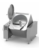 BRASIERA RIBALTABILE CON MESCOLATORE E MONITOR PLC - CAPACITA' LITRI 500 - RISCALDAMENTO A GAS DIRETTO