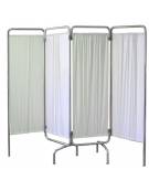 Telaio paravento a  4 ante con piedini in alluminio - senza tende - cm 200x167,5h