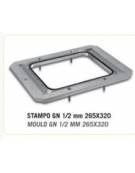 Stampo per 1 vaschetta GN 1/2 cm 26,5x32 per termosigillatrice sottovuoto