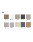 Mobile per ufficio basso 1 anta da cm 45 ante legno con serratura cm 45x45x80h - Colori a scelta per ante e contenitore