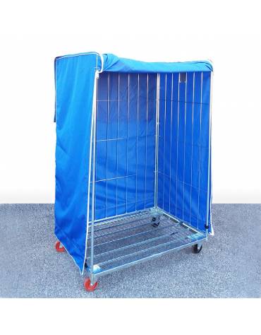Copertura in poliestere per roll container grande - cm 120x80x180H - Lavabile e sanificabile in lavatrice