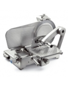 Affettasalumi verticale totalmente in alluminio lama diametro cm 38,5-Corsa carrello cm 37-Monofase o Trifase-mm 900x750 h.670