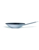 Padella inox per wok antiaderente fondo piano - Diametro cm 36 - Altezza cm 9 - Capacità Lt 6