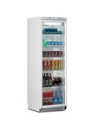 Espositore vetrina bevande + 1° + 8°C Capacita' Lt. 380 cm 60x62x186,5h