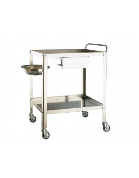 CARRELLO PER MEDICAZIONE 1 CASSETTO CM70X50X85H