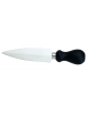 COLTELLO FORMAGGIO MILANO IN ACCIAIO AISI 420 E MANICO GOMMATO - Lunghezza lama mm 140