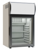 Espositore bevande con opalina luminosa - 56 litri lordi - Temperatura + 2° + 10°C - cm 43,5x48,8x74h