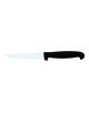 COLTELLO CUCINA IN ACCIAIO AISI 420 E MANICO GOMMATO - Lunghezza lama mm 200