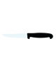 COLTELLO TAVOLA IN ACCIAIO AISI 420 E MANICO GOMMATO - Lunghezza lama mm 110