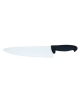 COLTELLO CUCINA IN ACCIAIO AISI 420 E MANICO GOMMATO - Lunghezza lama mm 240