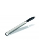 GRATTUGIA ACCIAIO INOX CON MANICO, FINE - Larghezza mm 35 - Lunghezza mm 395