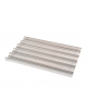 TEGLIA PER BAGUETTE A 5 CANALI FORATA - Larghezza mm 600 - Profondità mm 400 - Altezza mm 38