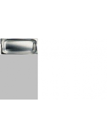 BACINELLA GASTRONORM GN 2/8 IN ACCIAO INOX AISI 304 - mm 325x132x150h - Capacità lt. 4,3
