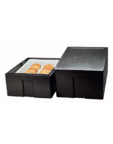 CONTENITORE ISOTERMICO IN POLIPROPILENE PORTA TEGLIE 600x400 - Capacità Lt 55 - mm 685x485x270h
