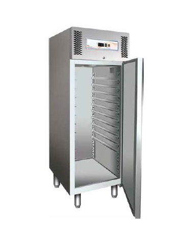 Armadio congelatore inox per pasticceria -10° -22°C - N° 20 Teglie 60x40 - cm 74x99x201h