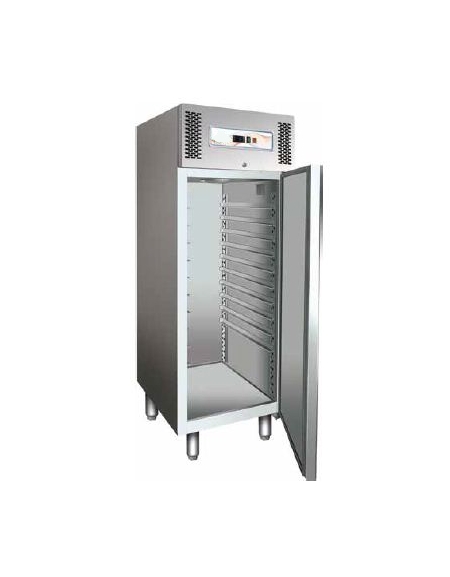 Armadio frigorifero inox per pasticceria -2° +8°C - N° 20 Teglie 60x40 - cm 74x99x201h