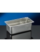 BACINELLA VASCHETTA GELATERIA INOX DA LT. 7,7 - Larghezza mm 330 - Profondità mm 162 - Altezza mm 180