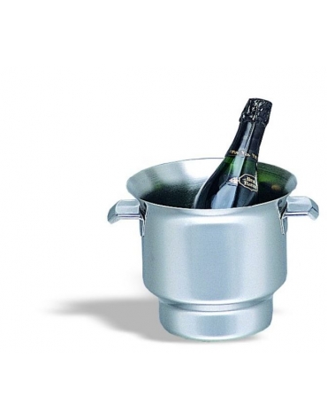 SECCHIELLO CHAMPAGNE ACCIAIO INOX CON MANIGLIE