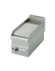 FRY TOP A GAS PIASTRA RIGATA CROMATA DA BANCO - Potenza 5,2 kW - CM 30X60X28H