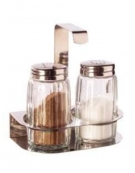 SET 2 PEZZI SALE E PEPE ACCIAIO INOX - Altezza mm 350
