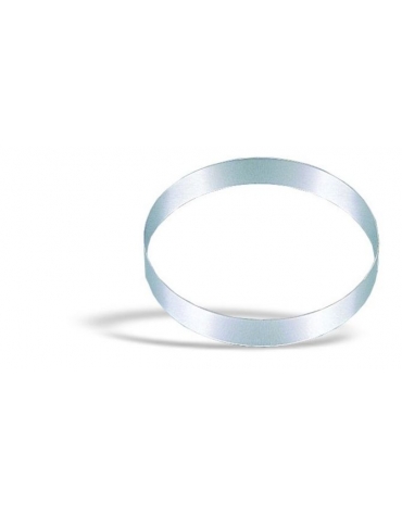 ANELLO ROTONDO PER TORTE ACCIAIO INOX h2cmx100