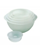 BACINELLA ROTONDA IN POLIETILENE COLORE BIANCO - Altezza mm 150 - Diametro mm 320 - Capacità lt 6