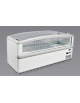 Isola surgelati a testata con vetri scorrevoli cm 183,2x70x85h - Con illiminazione a Led