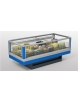 Isola surgelati aperta ventilata per supermercato cm 210x104x92h