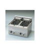 Friggitrice elettrica 2 vasche capacità 10+10 lt. - Potenza totale 15 kW - cm 60x60x28h