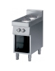 Piano di cottura elettrico 2 piastre su armadio aperto - 2 x 2,6 Kw - cm 40x70x85h