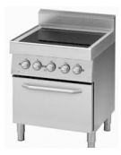 CUCINA ELETTRICA PIANO DI COTTURA IN VETROCERAMICA FORNO ELETTRI