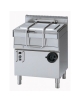 Brasiera a gas manuale capacità 44 lt - Vasca in acciaio inox - cm 70x70x85h