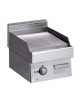 Fry Top elettrico con piastra rigata cromata versione da appoggio cm 40x70x28h