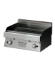 Fry Top a gas con piastra liscia cromata versione top da banco - cm 70x70x28h