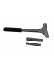 Raschietto pulizia Fry Top con piastra liscia