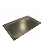 Teglia in acciaio inox per forno a gas GN 1/1 cm 53x32,5x4h