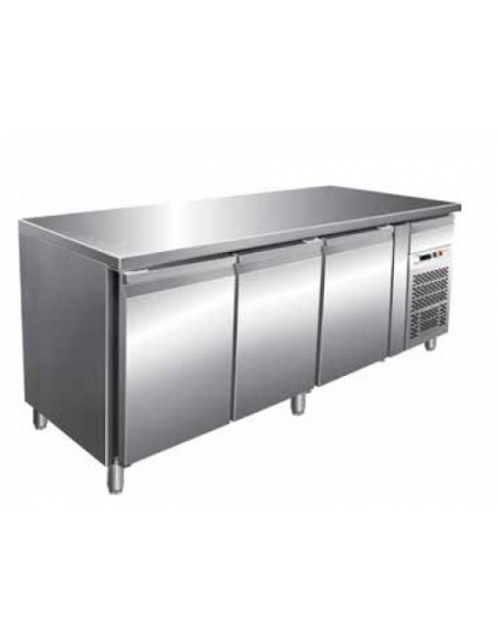 Tavolo refrigerato positivo 3 Porte cm. 179,5x60x85h