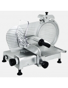 Affettatrice verticale lama diametro cm 35 - Affilatoio fisso - Piatto fisso - Capacità di taglio cm 28x22  Corsa carrello cm 31
