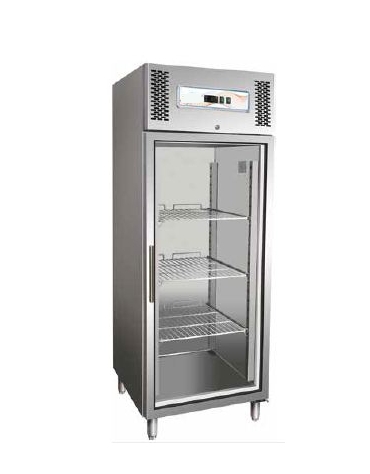 Congelatore inox ad armadio ventilato Lt 700 cm 74x83x212h