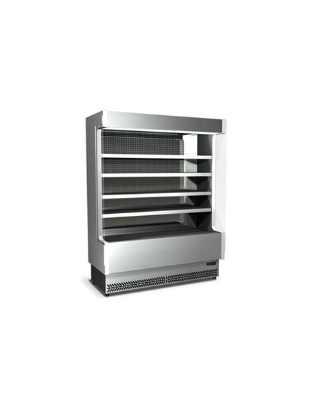 Murale refrigerato INOX per latticini cm 158x60x197h