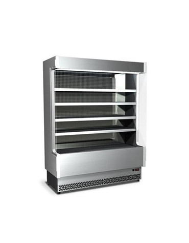 Murale refrigerato INOX per latticini e salumi cm 108x76x202h