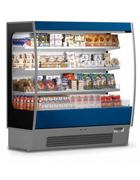 Murale refrigerato per latticini e salumi cm 256x88,8x199,1h